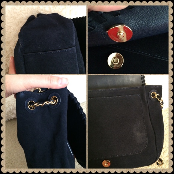 Tory Burch suede shoulder/crossbody bag - Picture 5 of 8